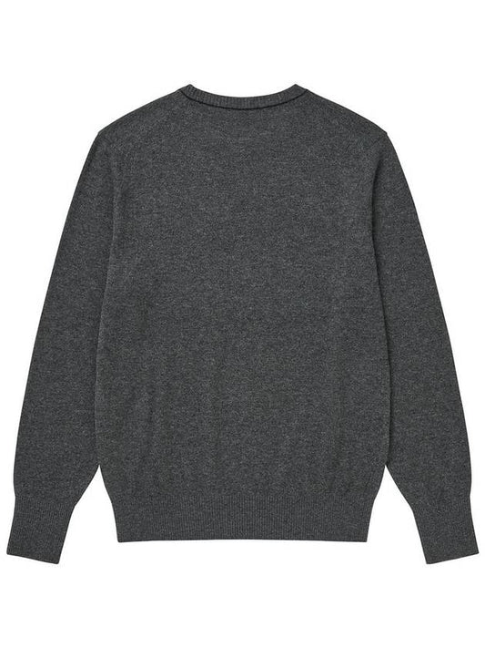 Basic crew neck knit gray - SOLEW - BALAAN 2