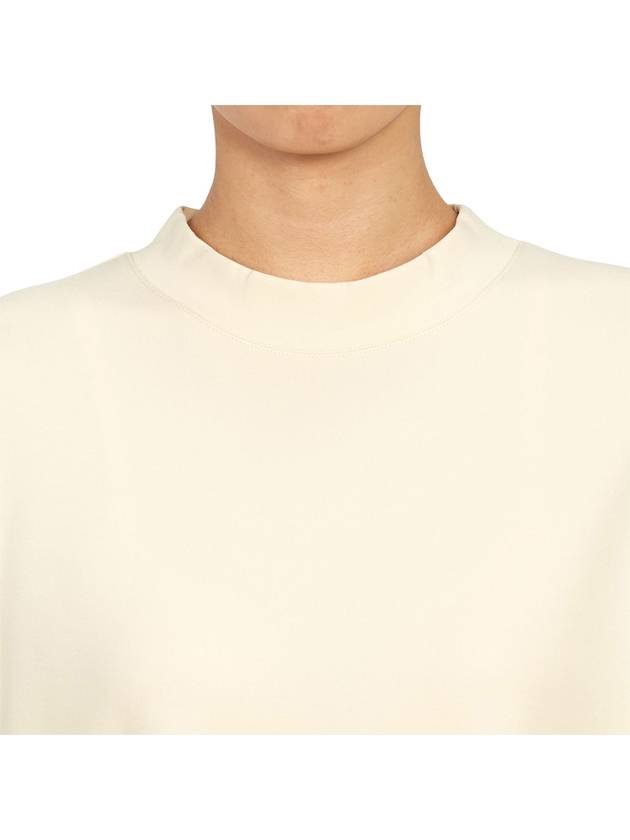 Crew Neck Long Sleeve Sweatshirt Chalk - LEMAIRE - BALAAN 7