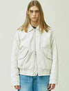 Reversible CWU 45P Flight Bomber Jacket Cream - KND - BALAAN 7