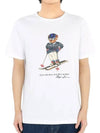 Men's Ski Bear Printed Short Sleeves T-Shirt White - POLO RALPH LAUREN - BALAAN 3