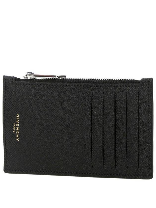 Eros Zipper Card Wallet Black - GIVENCHY - BALAAN 3