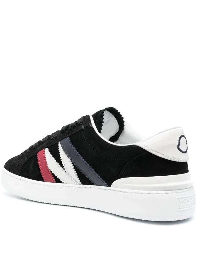 Monaco M Low Top Sneakers Black - MONCLER - BALAAN 4