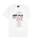 Martin Graphic Print Short Sleeve T-Shirt White - A.P.C. - BALAAN 2