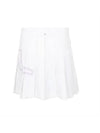 Women's Naomi Golf Pleated Skirt White - J.LINDEBERG - BALAAN 4