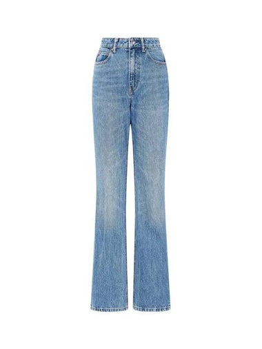 Slim fit washed denim pants indigo 270668 - ALEXANDER WANG - BALAAN 1