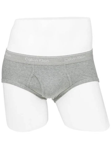 Men's Underwear Cotton Classic Briefs Heather Gray NB3999 - CALVIN KLEIN - BALAAN 1