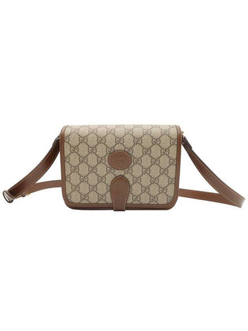 GG Supreme Canvas Interlocking G Soho Mini Shoulder Bag - GUCCI - BALAAN 1