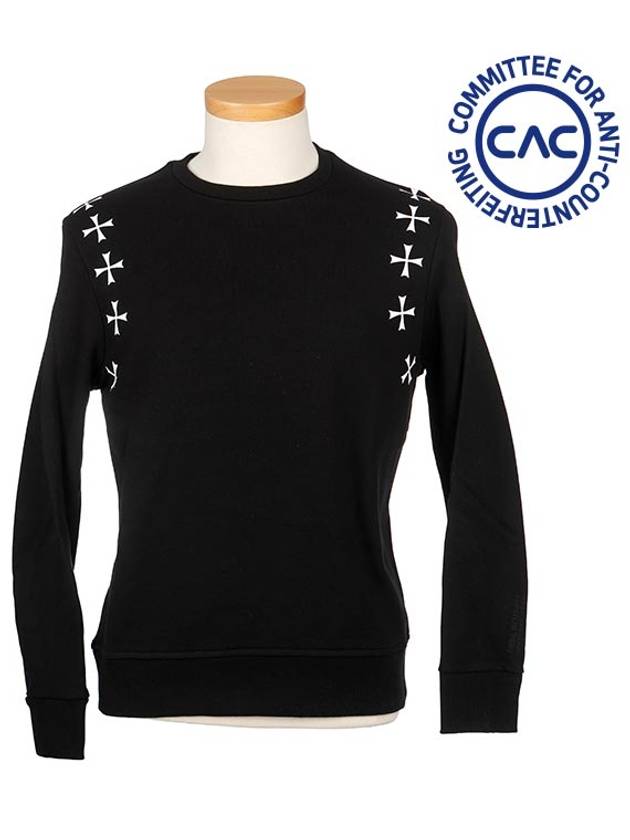 Multi Star Sweatshirt Black - NEIL BARRETT - BALAAN 3