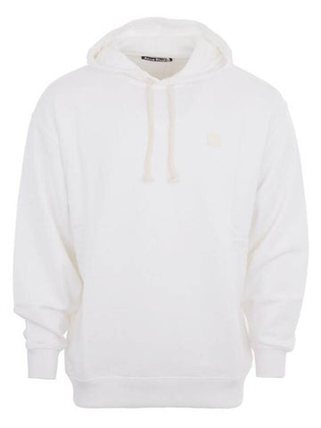 Face Patch Hoodie White - ACNE STUDIOS - BALAAN 1