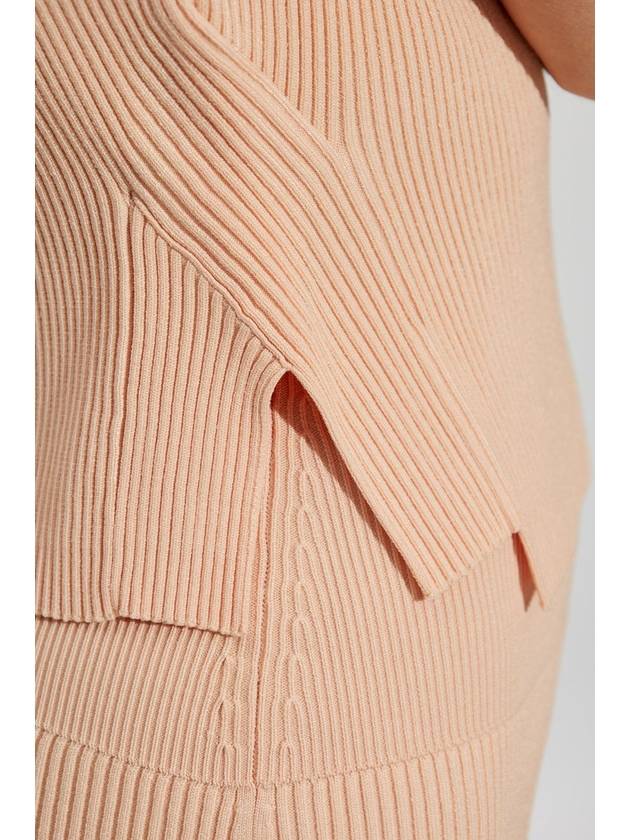 Victoria Beckham Ribbed Top, Women's, Orange - VICTORIA BECKHAM - BALAAN 5