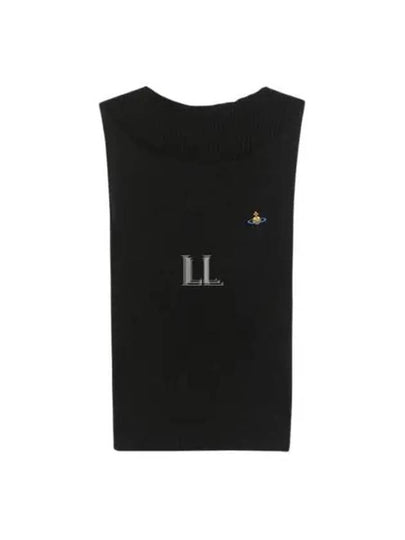 ORB Logo Sleeveless Black - VIVIENNE WESTWOOD - BALAAN 2