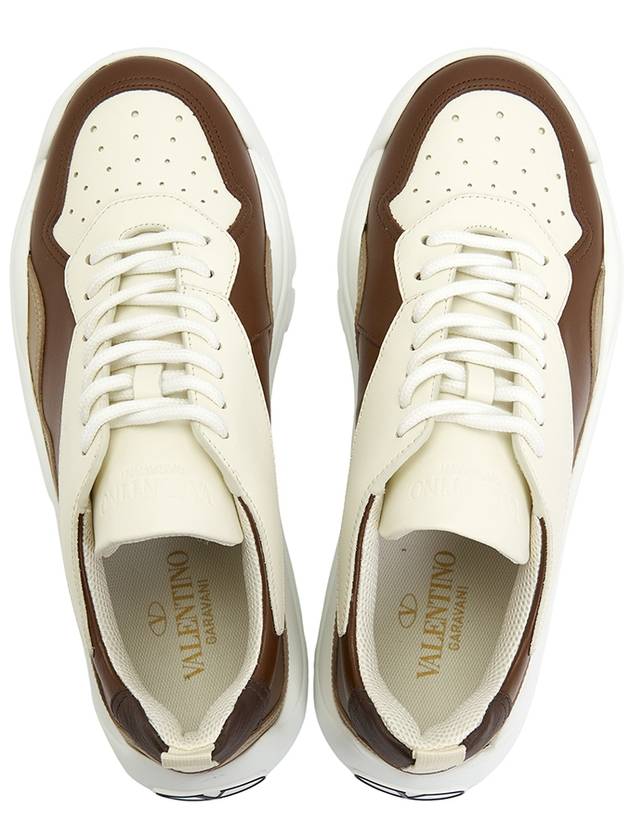 Gumboy Low Top Sneakers Brown - VALENTINO - BALAAN 3