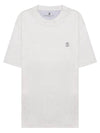 Logo Cotton Short-Sleeved T-Shirt White - BRUNELLO CUCINELLI - BALAAN 2