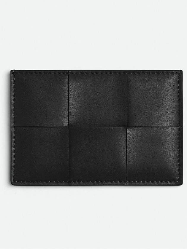 Intrecciato Cassette Card Wallet Black - BOTTEGA VENETA - BALAAN 2