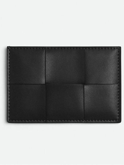 Intrecciato Cassette Card Wallet Black - BOTTEGA VENETA - BALAAN 2