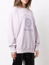 University Logo Sweatshirt Lilac - SAINT LAURENT - BALAAN 4