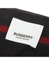 Checkered Wool Silk Scarf Navy - BURBERRY - BALAAN 5