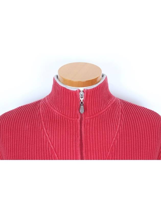 Half zip up sweater knit red 54 - BRUNELLO CUCINELLI - BALAAN 2