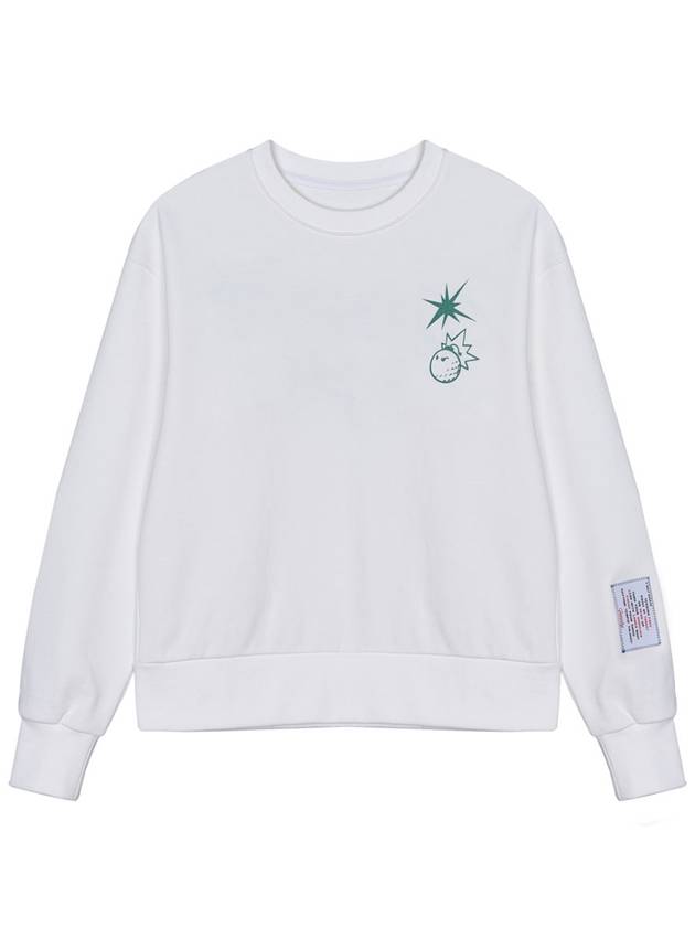 Woman Solid SweatshirtWhite - DAREPLAY - BALAAN 3