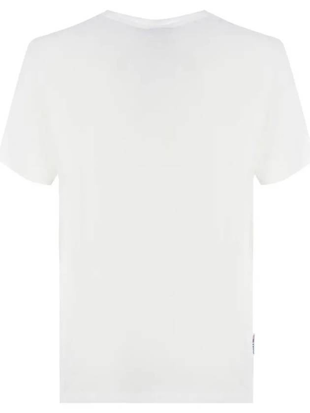 Round Logo Short Sleeve T-Shirt White - AUTRY - BALAAN 4