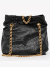 Crush Small Leather Shoulder Bag Black - BALENCIAGA - BALAAN 4