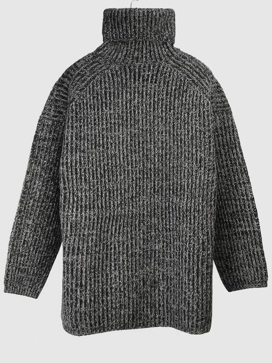 Women's Oversized Wool Sweater A60018 GREY DARK GRAY ANC119gr - ACNE STUDIOS - BALAAN 2