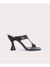 NADIA GLOSS LEATHER HEELS BLACK B1FUSM024WHOBK0LL0 - BY FAR - BALAAN 1