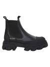 Chunky Sole Chelsea Boots Black - GANNI - BALAAN 1