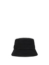 Triangular Logo Quilted Lineylon Bucket Hat Black - PRADA - BALAAN 2