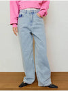 Vintage Pink Denim Jeans Light Blue - LESEIZIEME - BALAAN 7