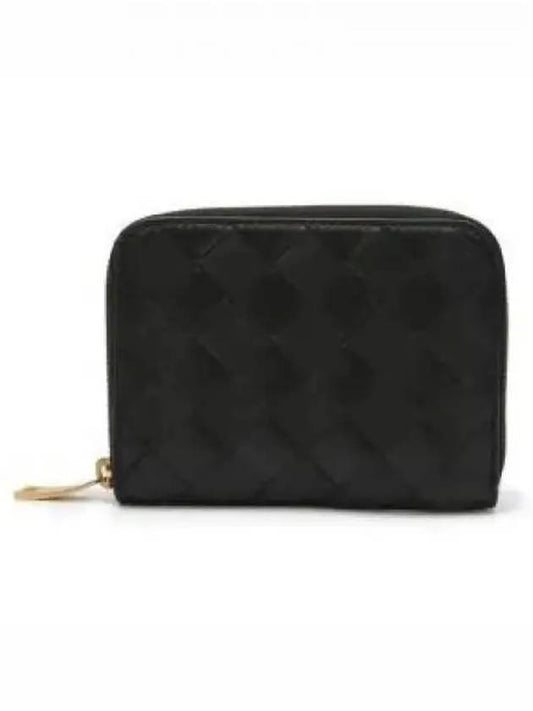 Intrecciato Zipped Coin Wallet Black - BOTTEGA VENETA - BALAAN 2