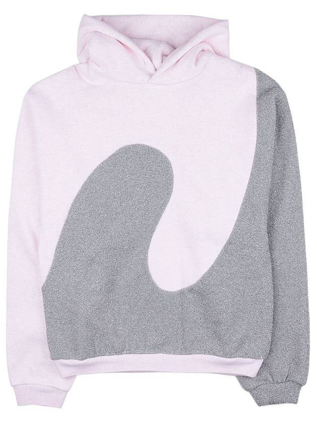 Cotton Jersey Hoodie Pink Heather - DIOR - BALAAN 2