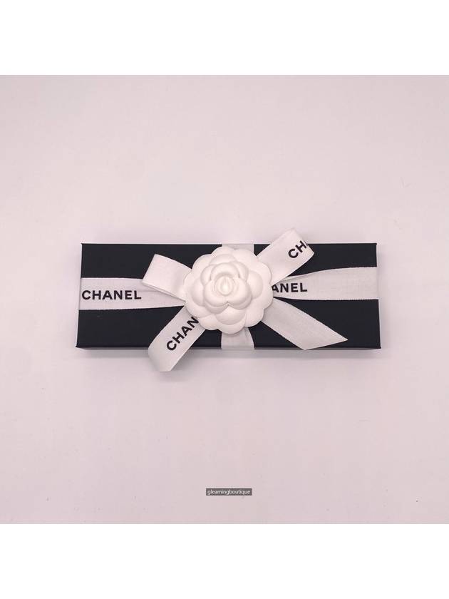 Slim Bandeau Silk Twill & Navy - CHANEL - BALAAN 6