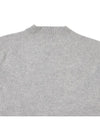 Baby Fox Patch Regular Knit Top Light Grey Melange - MAISON KITSUNE - BALAAN 8