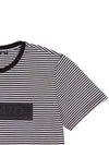 Round neck striped short sleeve t-shirt STEE121 - IKALOOOK - BALAAN 4