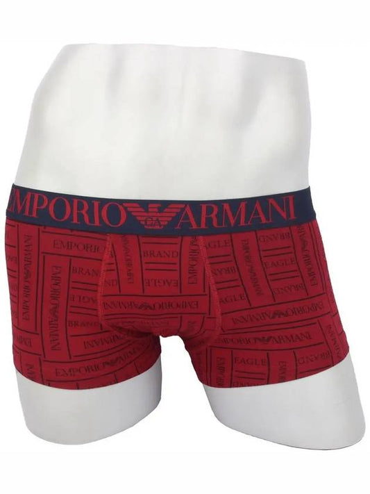 Armani Panties Underwear Men's Underwear Draws 2F508 Logo Red - EMPORIO ARMANI - BALAAN 1