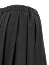 Women's Midi Pleated Skirt Charcoal - FABIANA FILIPPI - BALAAN 5