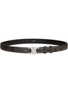 Triomphe Canvas Belt Black - CELINE - BALAAN 2