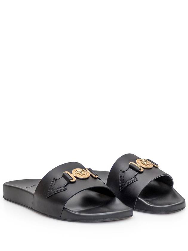 Men's Medusa Biggie Slippers Black - VERSACE - BALAAN 3