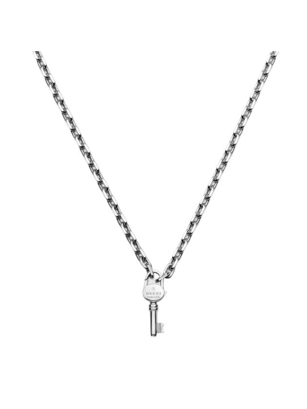 Trademark Chain Necklace Silver - GUCCI - BALAAN 1