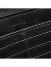 Black CD Diamond Canvas Zipper Long Wallet 2ESBC252DCO - DIOR - BALAAN 9