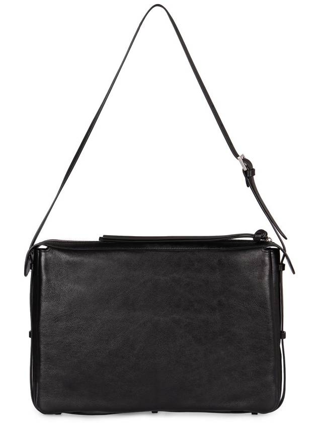 Simply Large Leather Shoulder Bag Black - FENDI - BALAAN 5