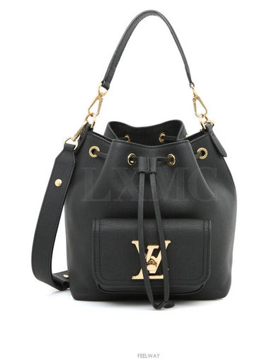 Rockmi Bucket Bag Black Gold M57687 Cross - LOUIS VUITTON - BALAAN 1