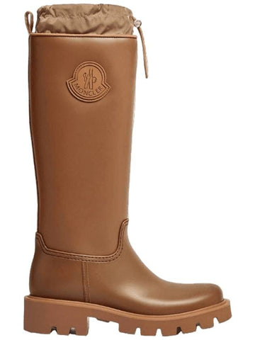 Kickstream High Rain Boots Brown - MONCLER - BALAAN 1