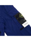 Men's Wappen Patch Naslan Watro Hooded Jacket Ultra Marine Blue - STONE ISLAND - BALAAN 6