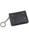 4 Stitch Keyring Card Wallet Black - MAISON MARGIELA - BALAAN 7