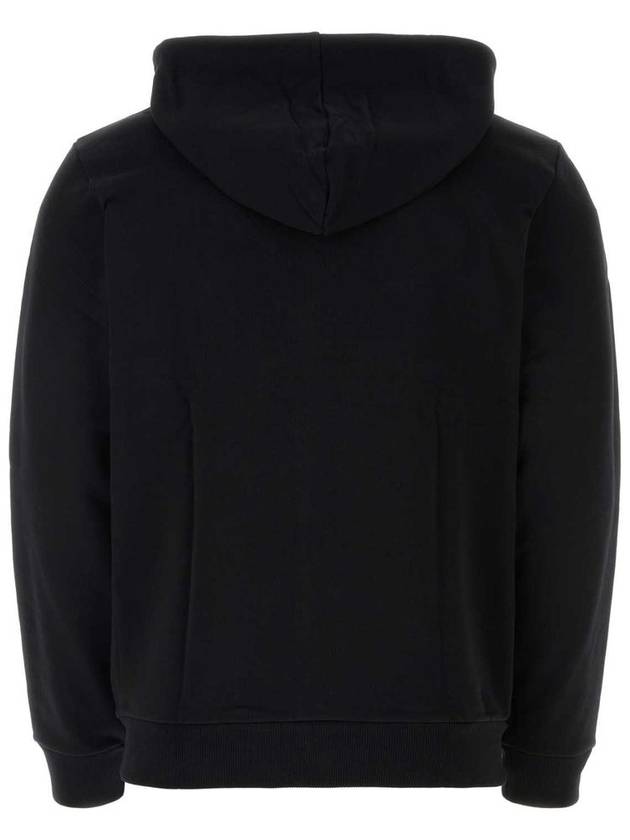 Item H Small Logo Cotton Hoodie Black - A.P.C. - BALAAN 3