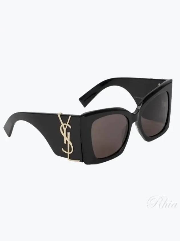 Eyewear Logo Sunglasses Black - SAINT LAURENT - BALAAN 2