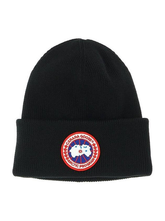 Arctic Disc Torque Wool Beanie Black - CANADA GOOSE - BALAAN 1