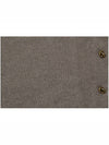Metal Note Button Wool Knit Top Gray - BOTTEGA VENETA - BALAAN 5